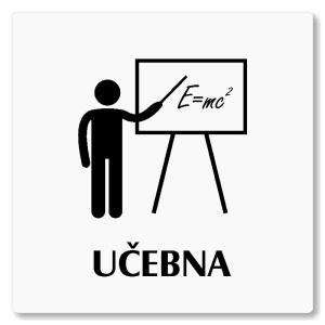 Učebna, 80x80mm, bílá, Nevada